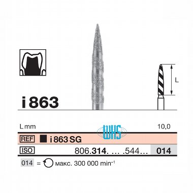 burs dental intec s 9