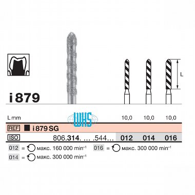 burs dental intec s 9