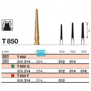 burs dental tin 31