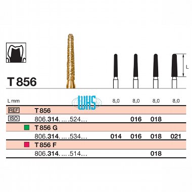 burs dental tin 33