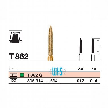 burs dental tin 34