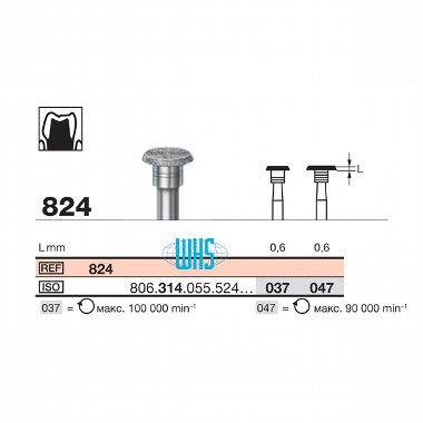 burs dental diamond 19a