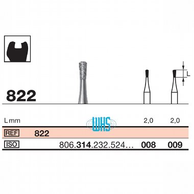 burs dental diamond 20