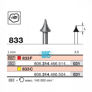 burs dental diamond 24
