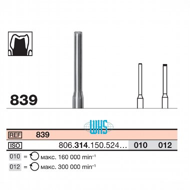 burs dental diamond 38