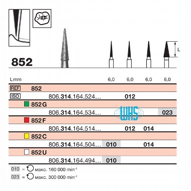 burs dental diamond 49