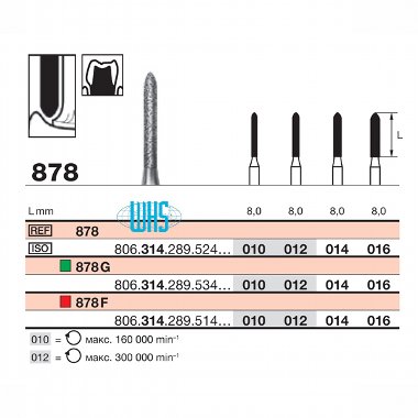 burs dental diamond 64